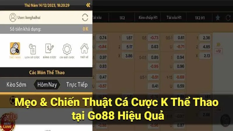 Mẹo & Chiến Thuật Cá Cược K Thể Thao tại Go88 Hiệu Quả