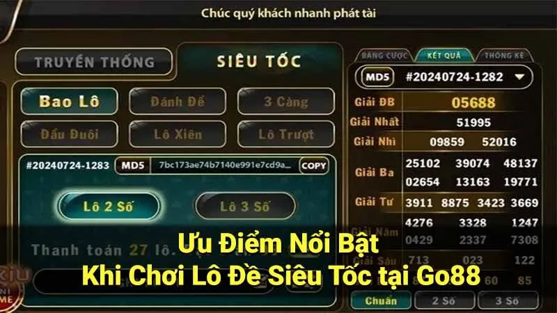 Hướng Dẫn Chơi Lô Đề Siêu Tốc tại Go88 Chi Tiết Từ A-Z