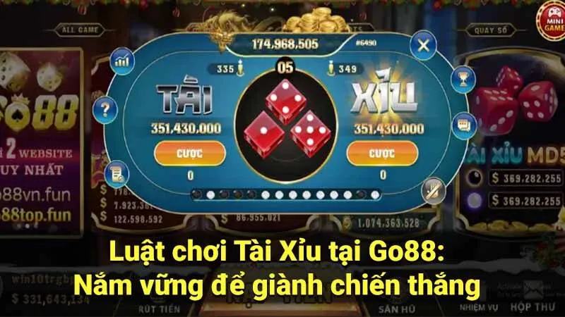  Luật chơi Tài Xỉu tại Go88: Nắm vững để giành chiến thắng